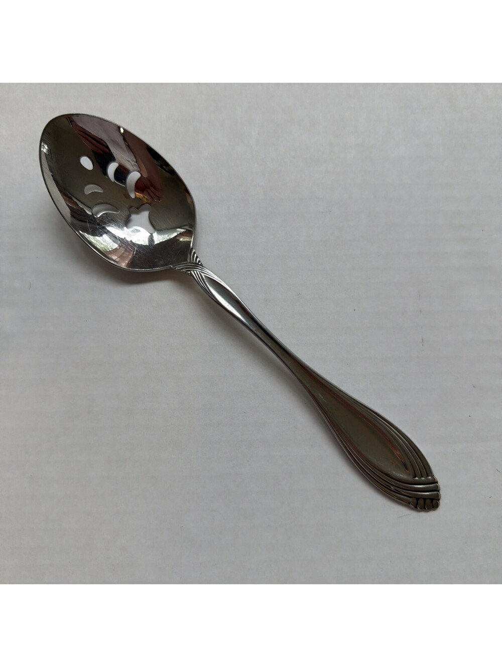 Oneida Community HEIRESS Stainless Pierced/Slotted Serving Spoon